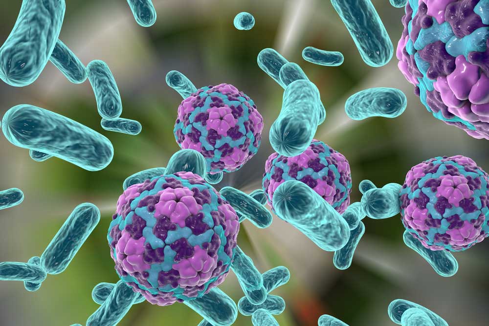 an image of bacteria floating
