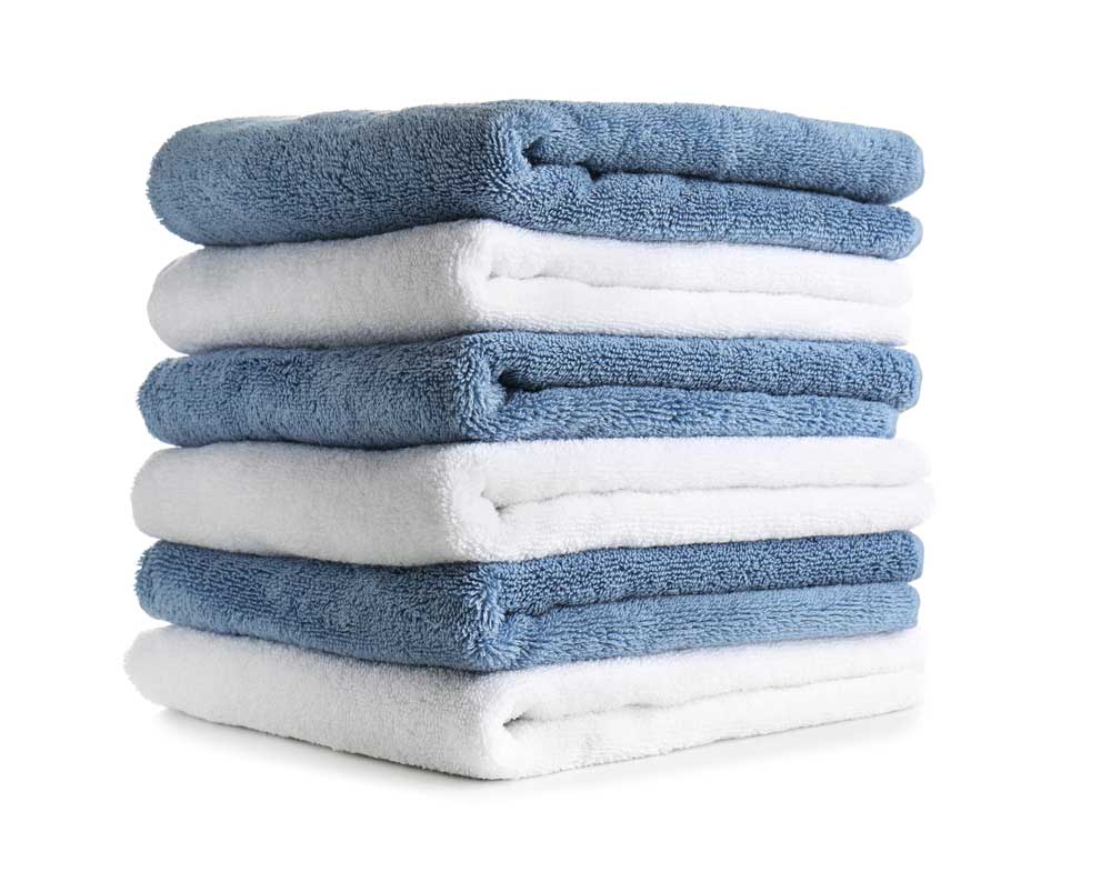 a stack of towels