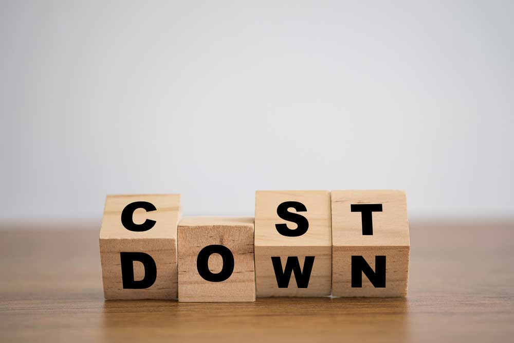 keeping costs down image