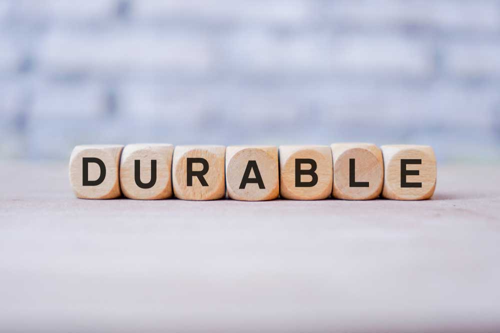 image of the word durable